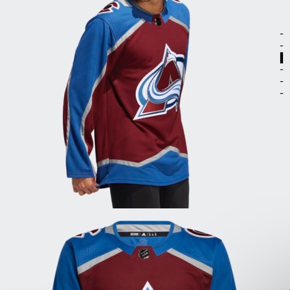 Men's Colorado Avalanche Nathan MacKinnon Burgundy Breakaway Player Jersey - Picture 2 of 11